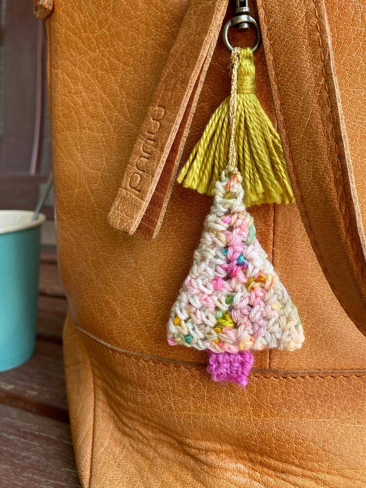 Mini Crochet Christmas Tree Charm