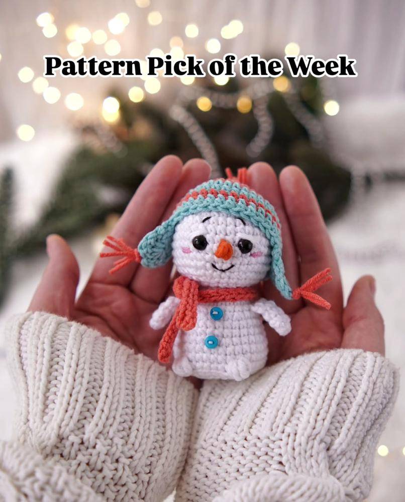 Mini Crochet Snowman Amigurumi Pattern