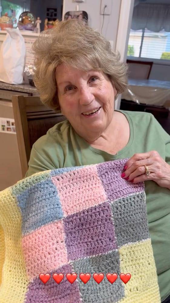 Patchwork Crochet Baby Blanket