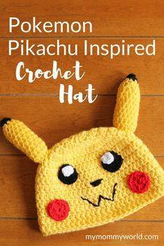 Pikachu Inspired Crochet Hat