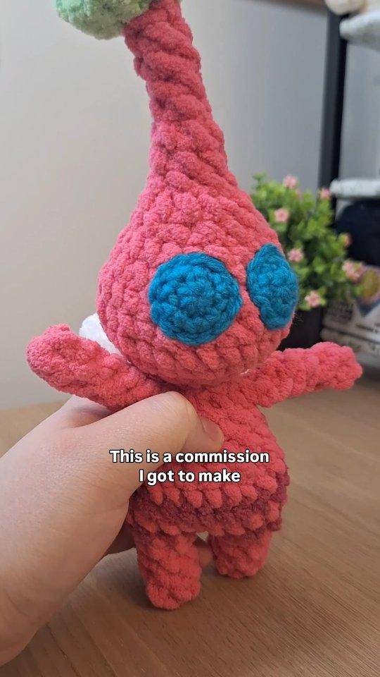 Pink Crochet Character Amigurumi