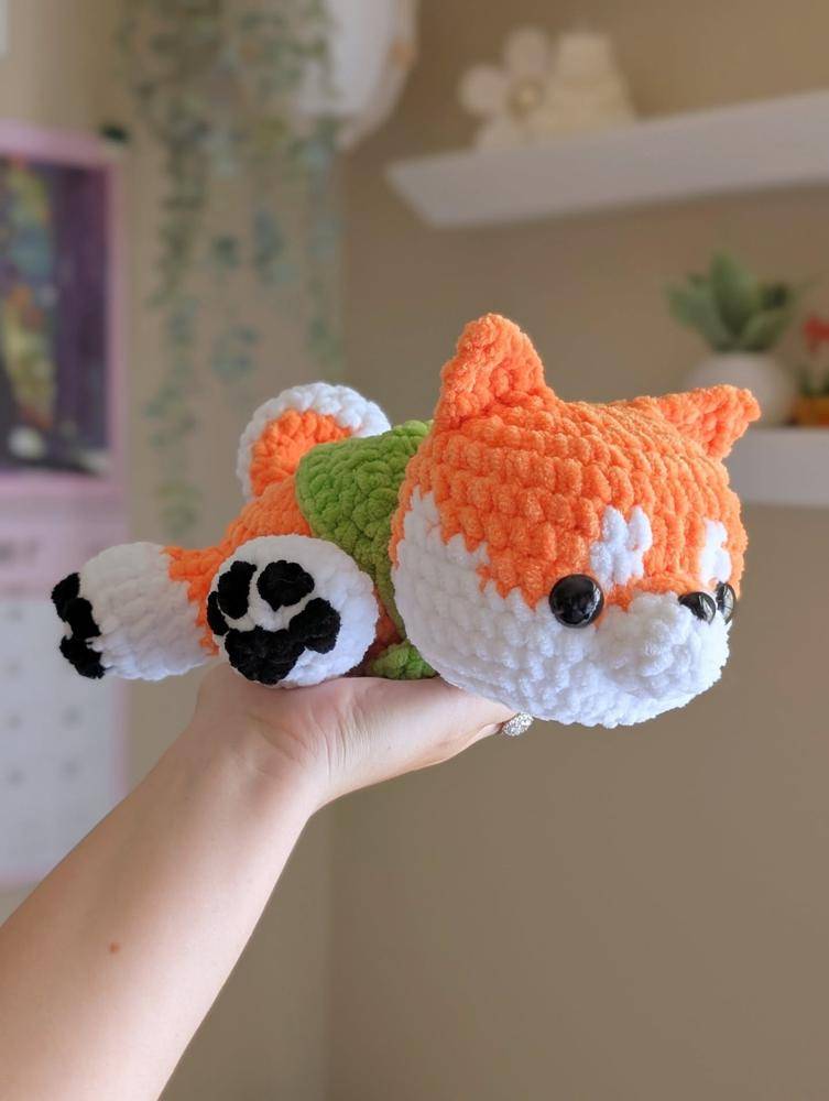 Plush Crochet Fox Amigurumi Project