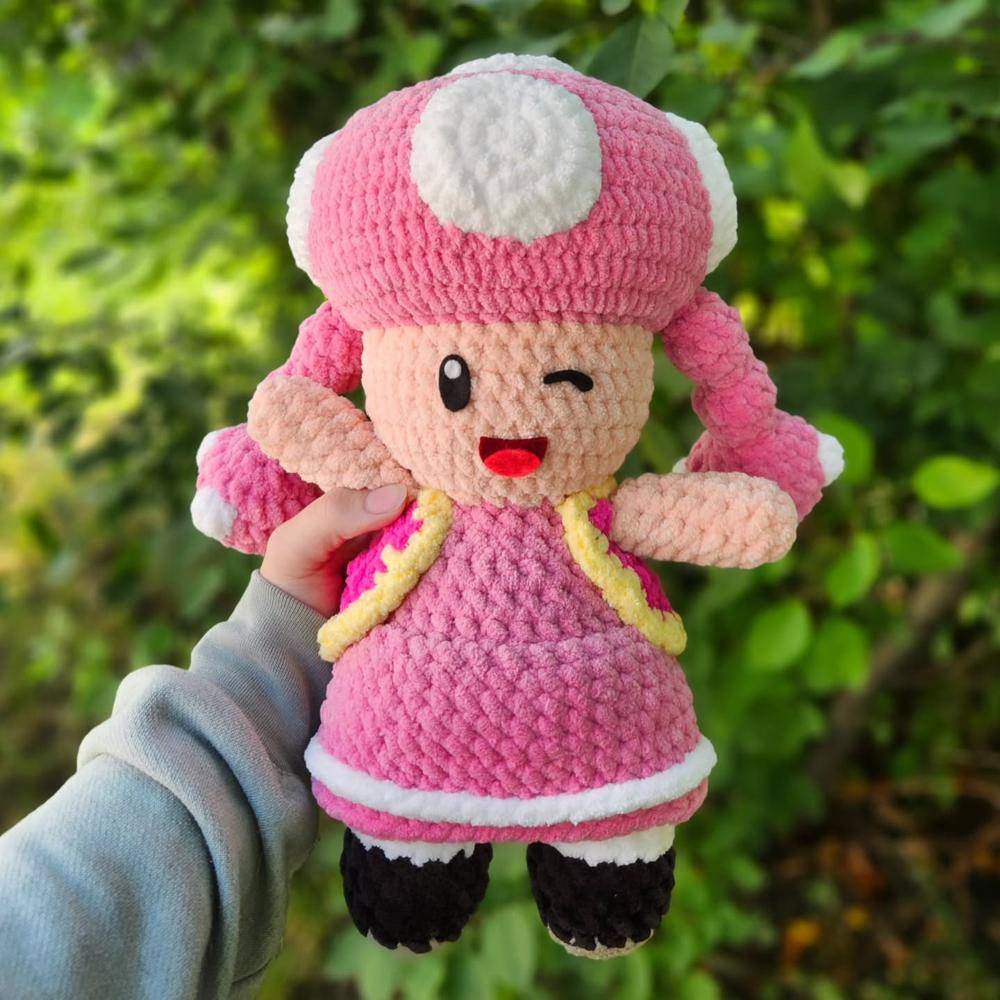 Princess Peach Toadette Amigurumi Crochet Character