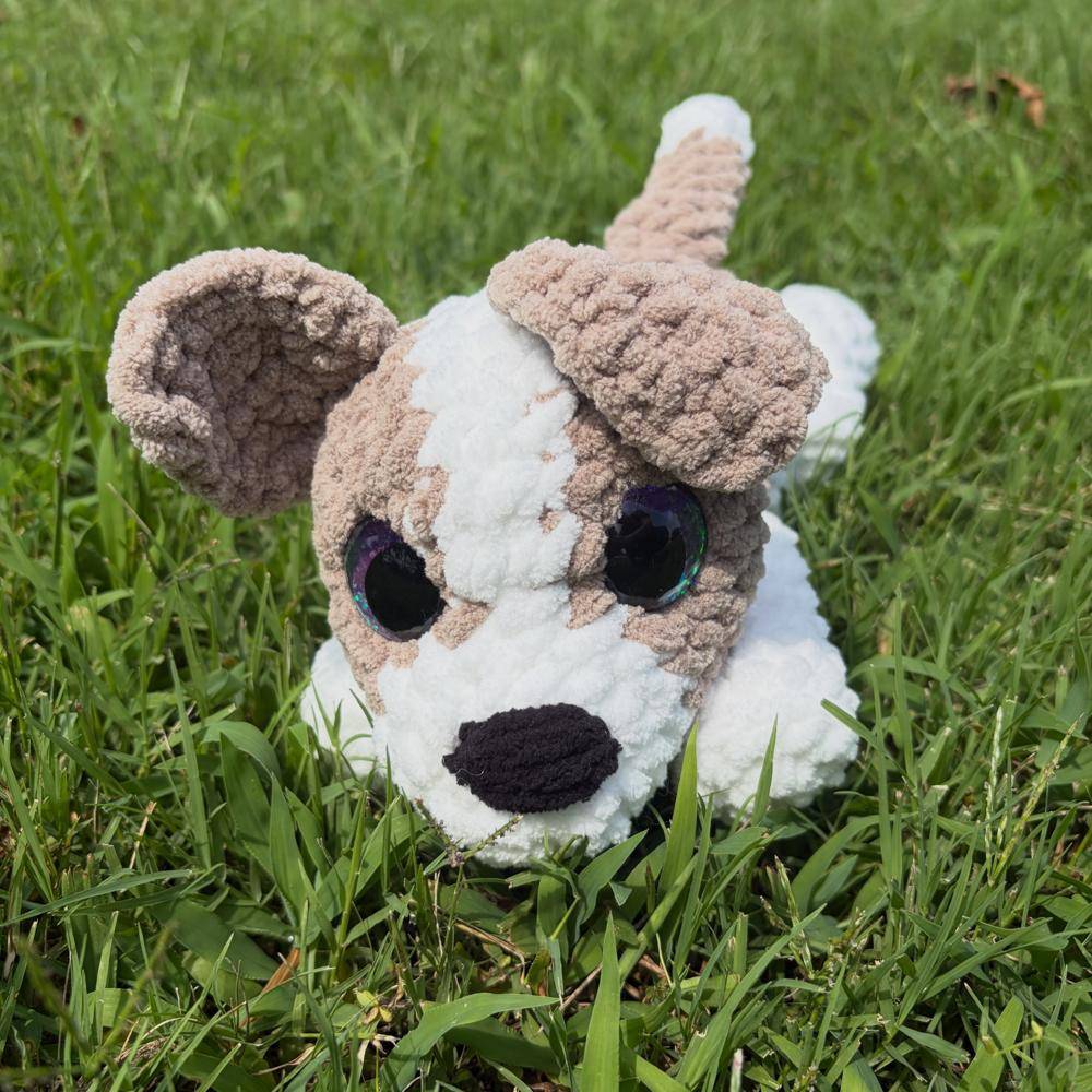 Realistic Crochet Puppy Amigurumi Toy