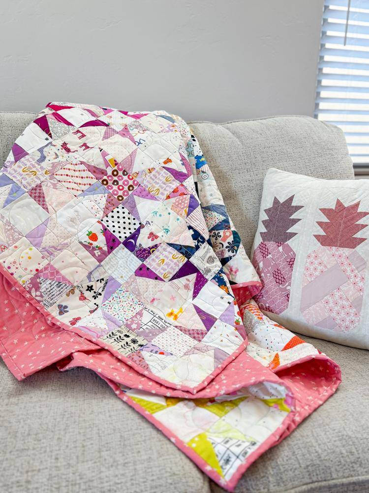Scrappy Star Quilt Block Project