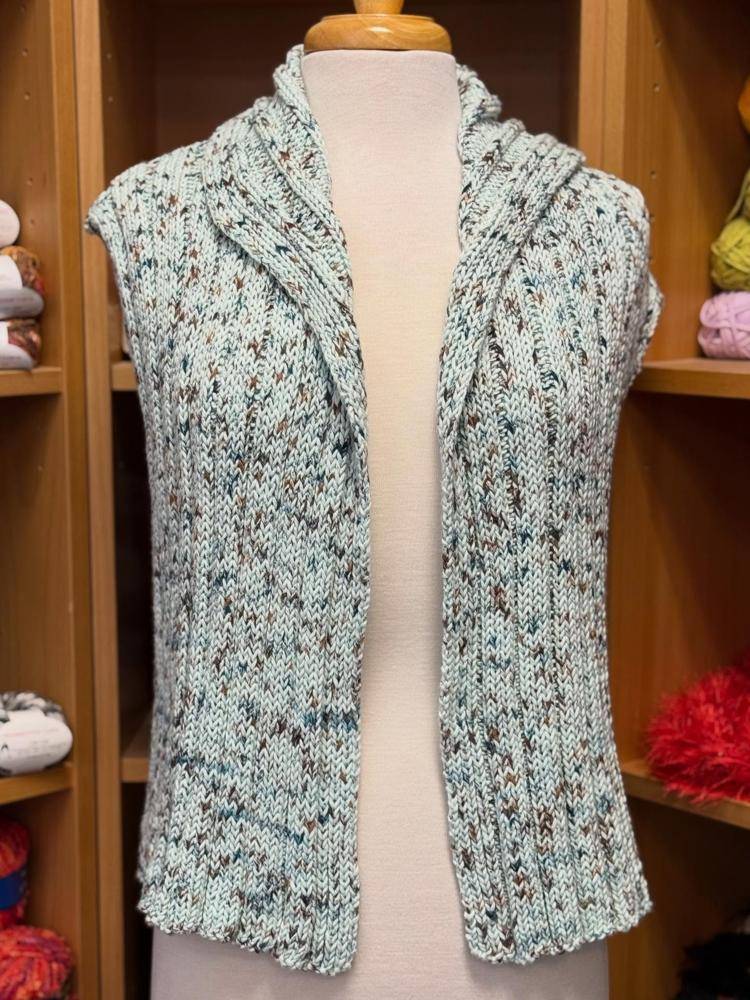 Sleeveless Hooded Knit Vest Project
