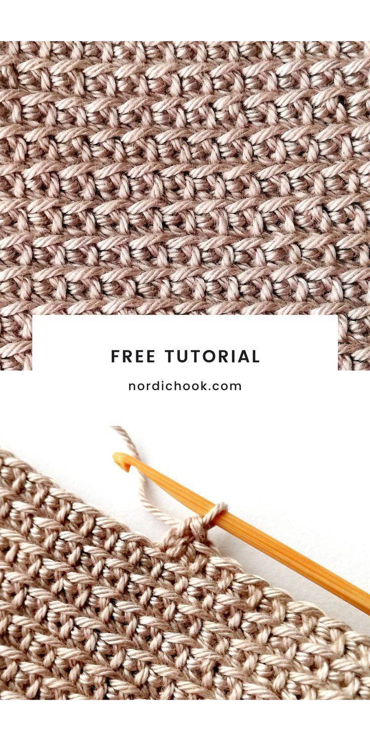 Solid Extended Single Crochet Stitch Tutorial