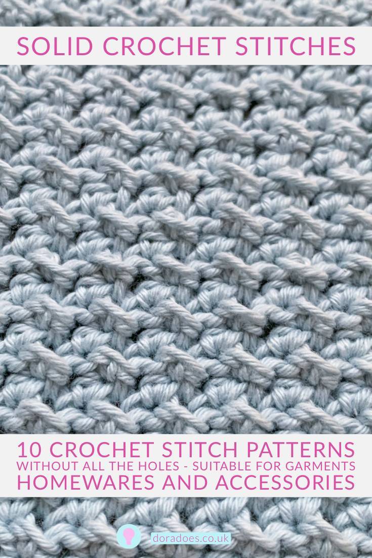 Solid Textured Crochet Stitch Sample