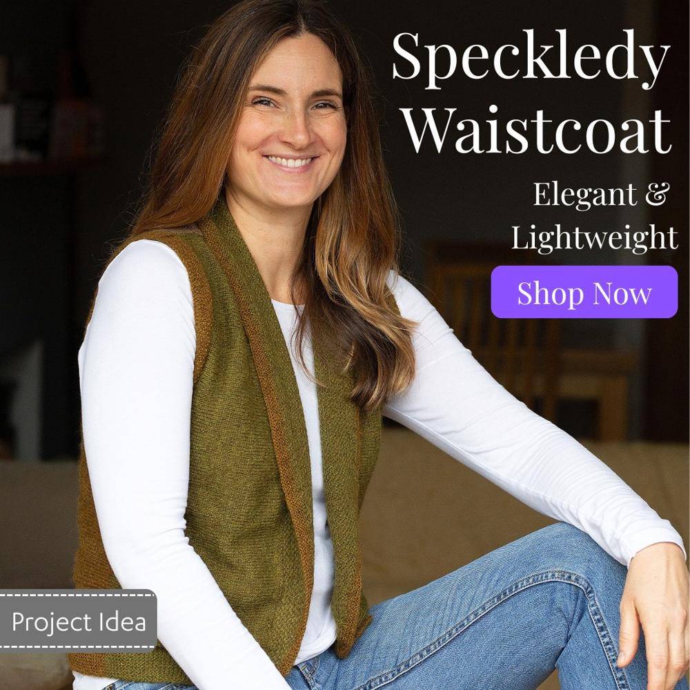Speckledly Waistcoat Knitting Project