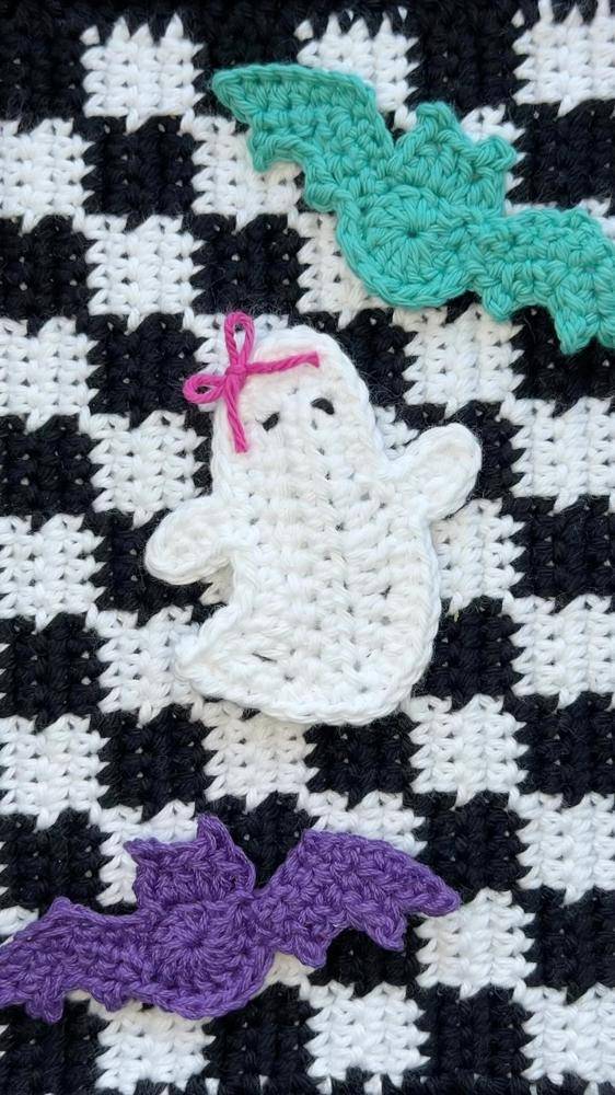 Spooky Crochet Halloween Appliques