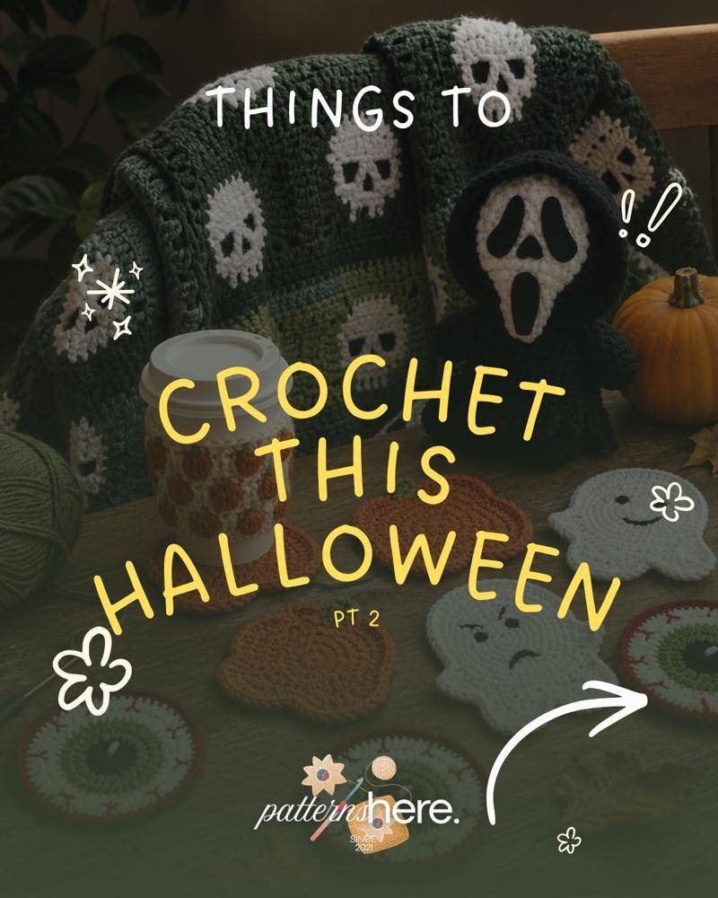Spooky Crochet Halloween Appliques and Amigurumi