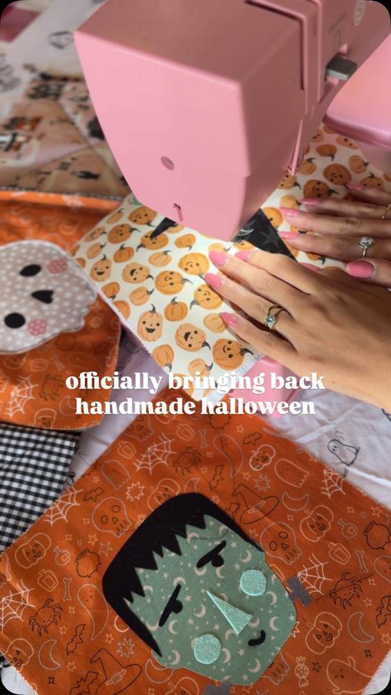 Spooky Fabric Applique Halloween Decor Project