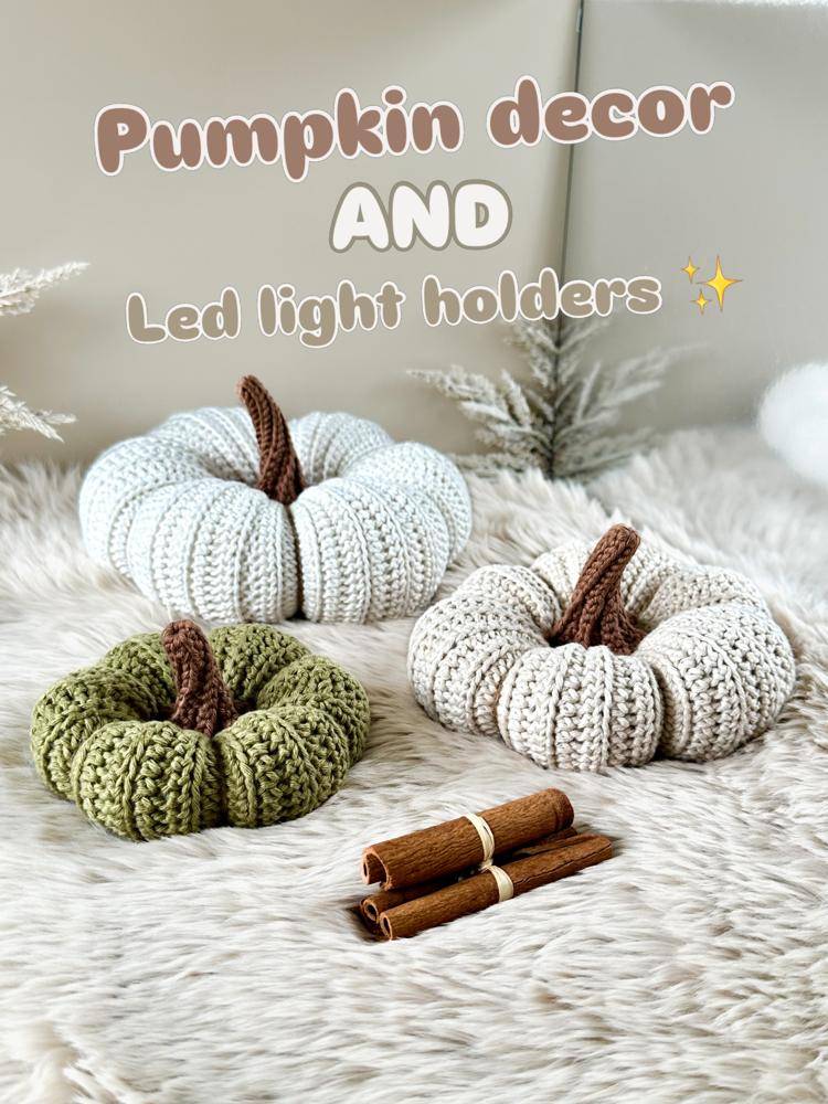 Textured Crochet Pumpkins for Cozy Fall Decor