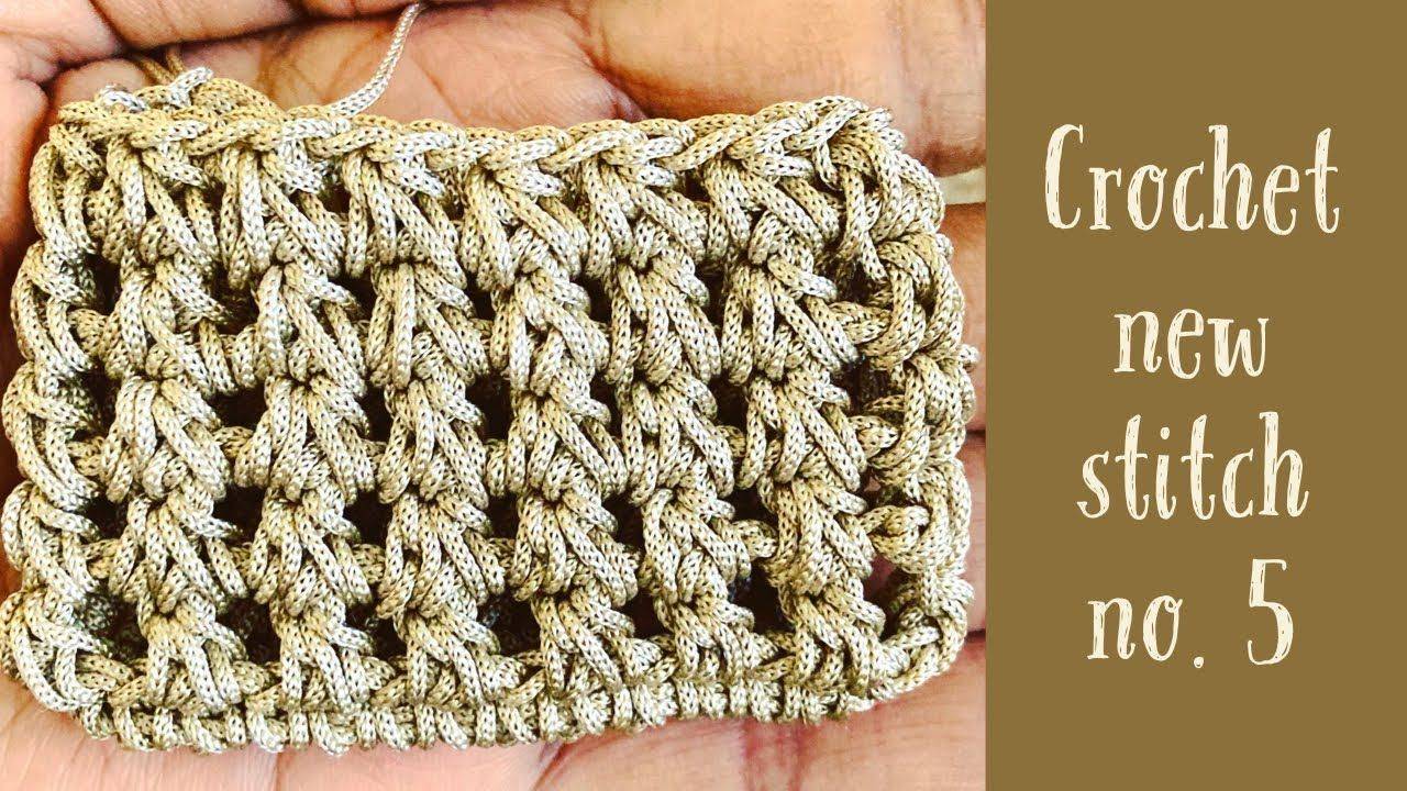 Textured Gold Crocheted Fabric Sample