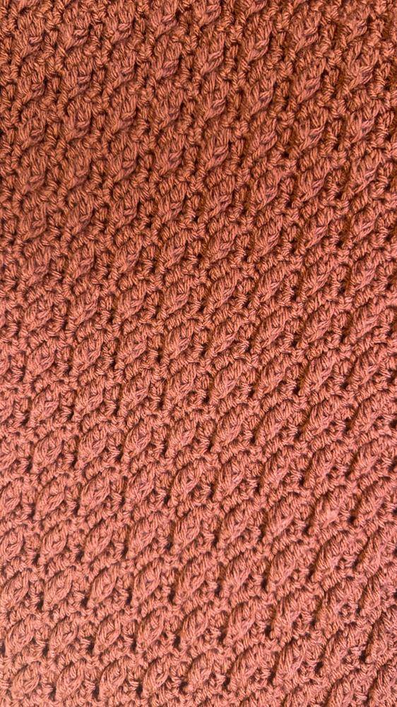 Textured Terracotta Crochet Stitch Pattern