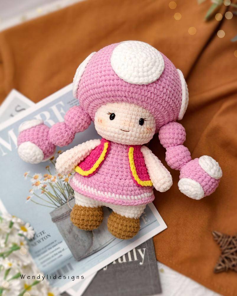 Toadette Amigurumi Crochet Doll