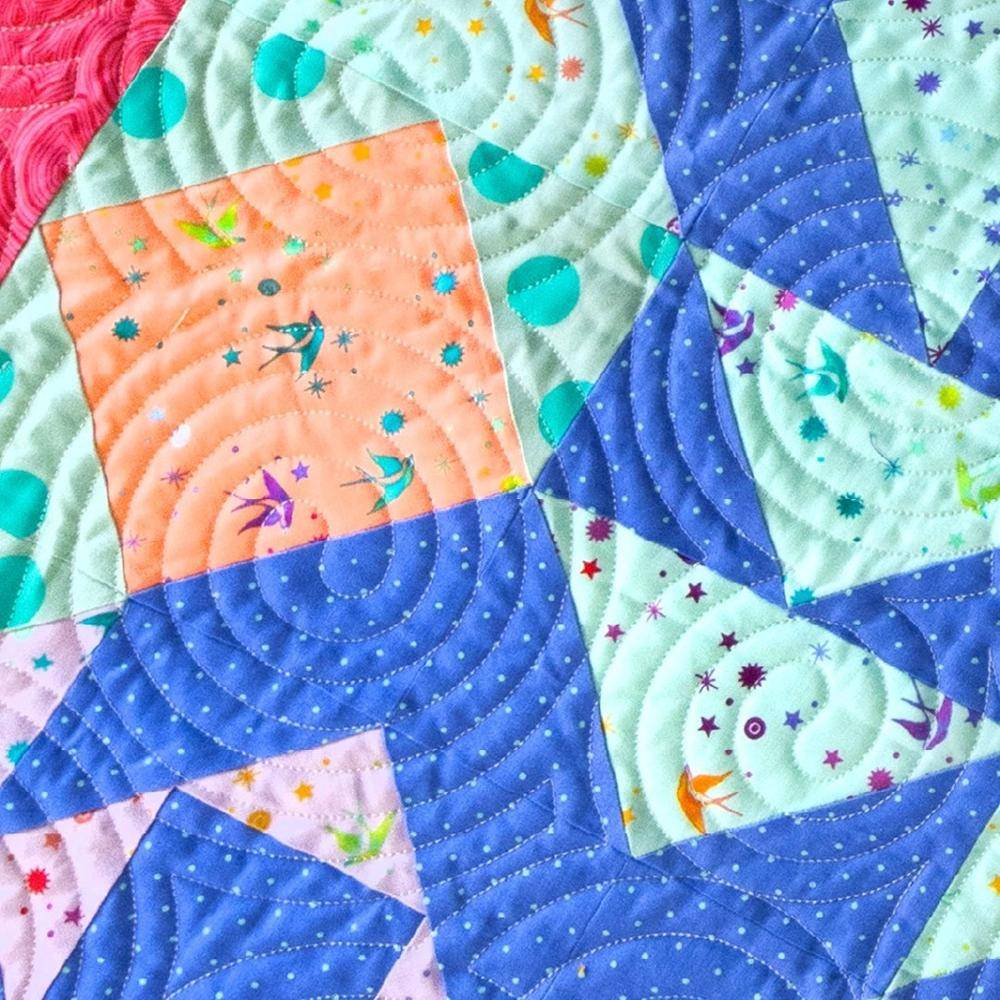 Tula Pink Inspired Star Quilt Pattern