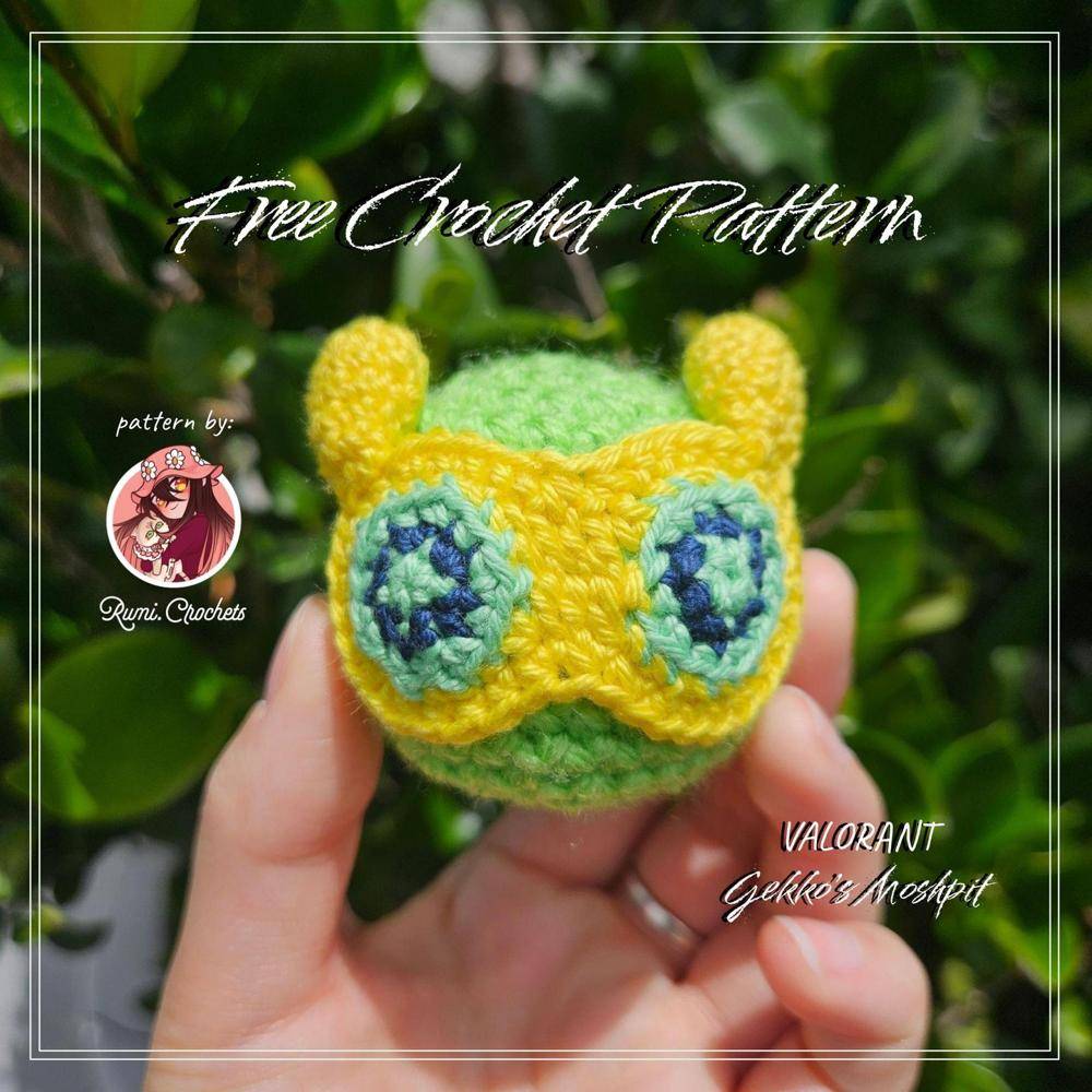 Valorant Gekko's Moshpit Crochet Charm