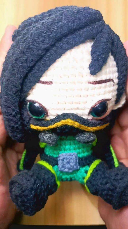 Valorant Viper Amigurumi Crochet Doll
