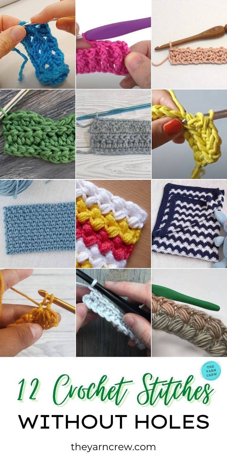 Variety of Crochet Stitches Demonstrated