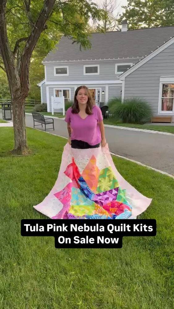 Vibrant Tula Pink Nebula Quilt Project