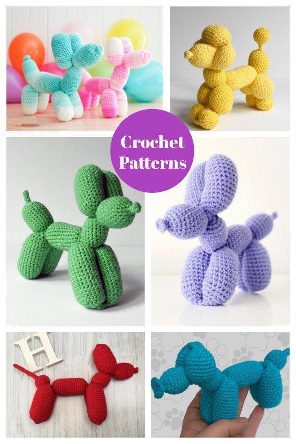 Whimsical Crochet Balloon Animal Collection