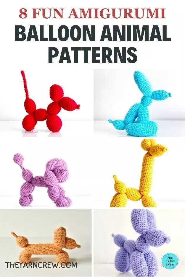 Whimsical Crochet Balloon Animal Menagerie