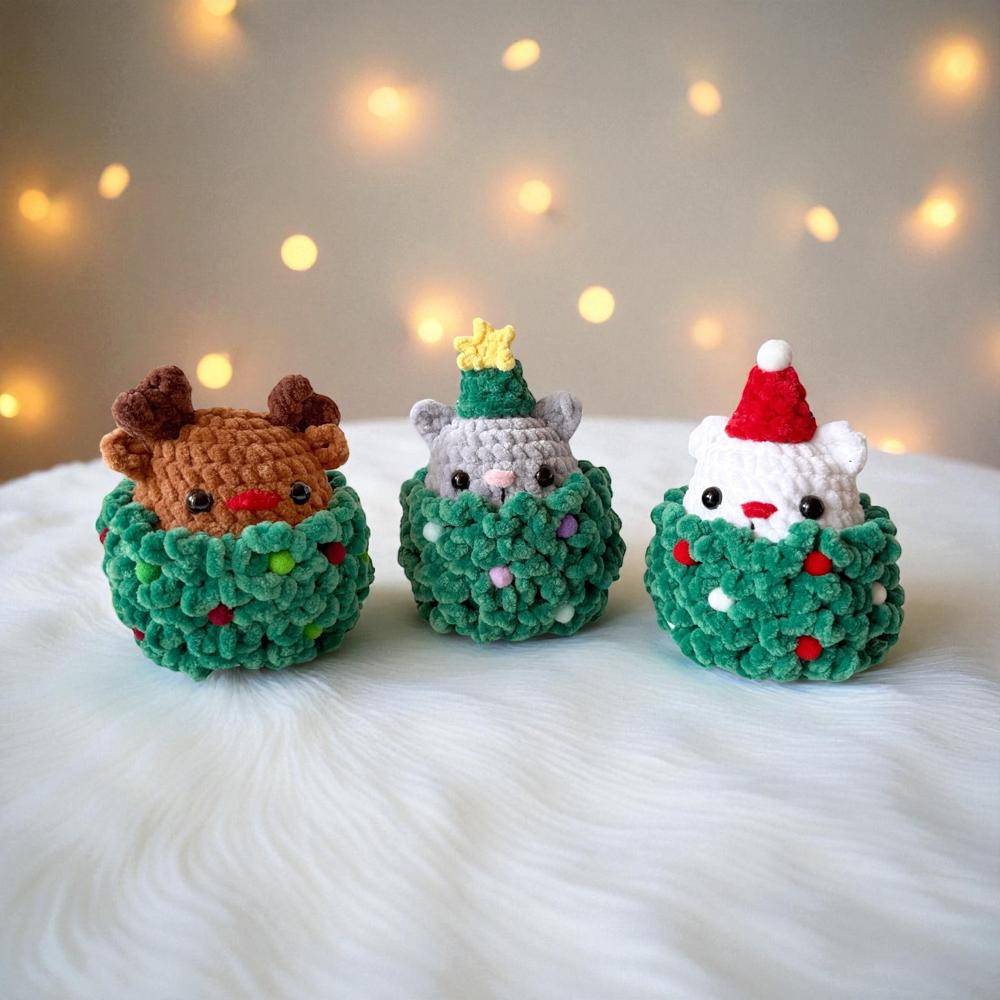 Whimsical Crochet Christmas Critters