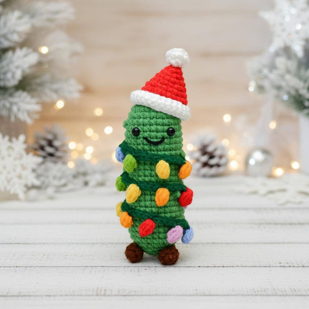 Whimsical Crochet Christmas Tree Amigurumi