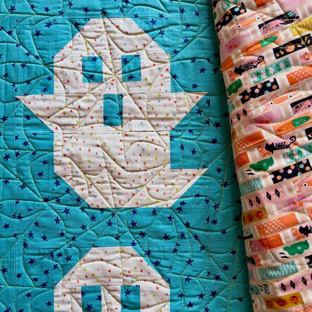 Whimsical Halloween House Quilt Pattern