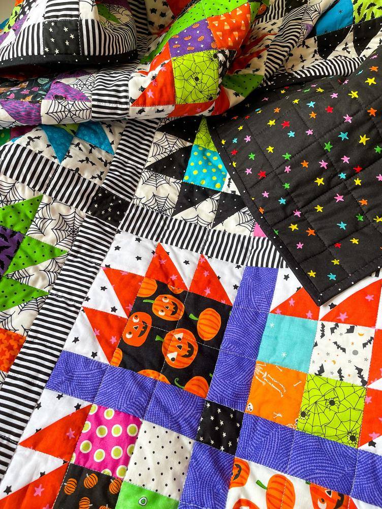 Whimsical Halloween Patchwork Quilt Project